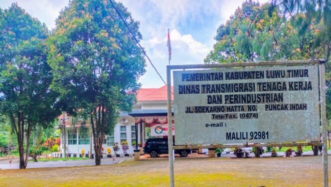 
					Ada Aroma Pungli di Disnakertrans Luwu Timur Terkait Pengurusan SIO