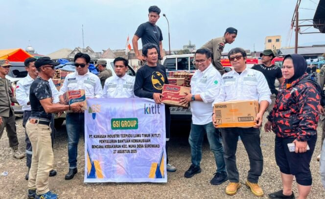 
					Bantu Korban Bencana Kebakaran Di Sorowako, Tiga Mobil Bantuan PT KITLT Tiba Di Posko