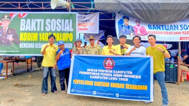 
					DPK Peradah Luwu Timur Salurkan Bantuan untuk Korban Kebakaran di Sorowako