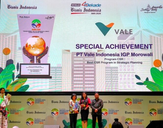 
					Terukur dan Berdampak, Program Health Improvement PT Vale IGP Morowali Raih Platinum Champion dan Special Achievement BISRA 2025