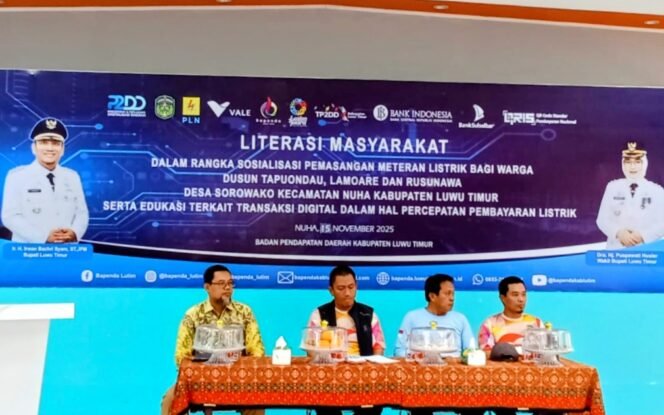 
					Kolaborasi Tingkatkan Keamanan dan Keandalan Sistem Kelistrikan di Sorowako, PT Vale Bersama Pemkab Luwu Timur dan PLN Gelar Sosialisasi