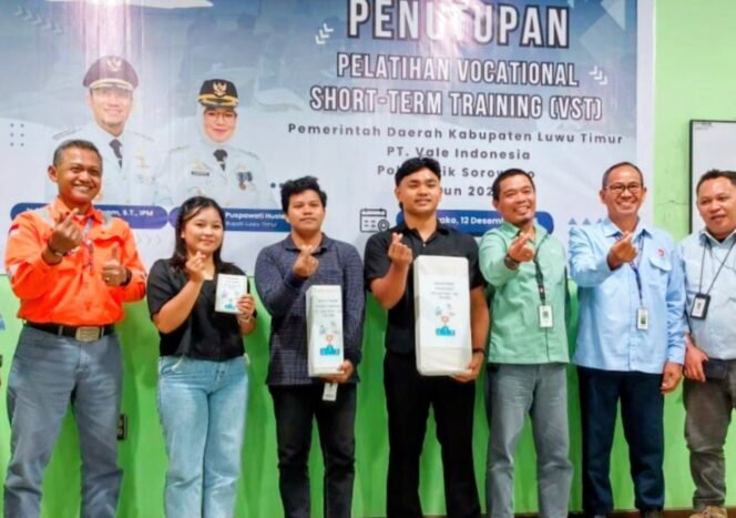 
					Tiga Bulan Dimentori PT Vale, Angkatan Kerja Luwu Timur Siap Bersaing Di Bursa Tenaga Kerja Indonesia