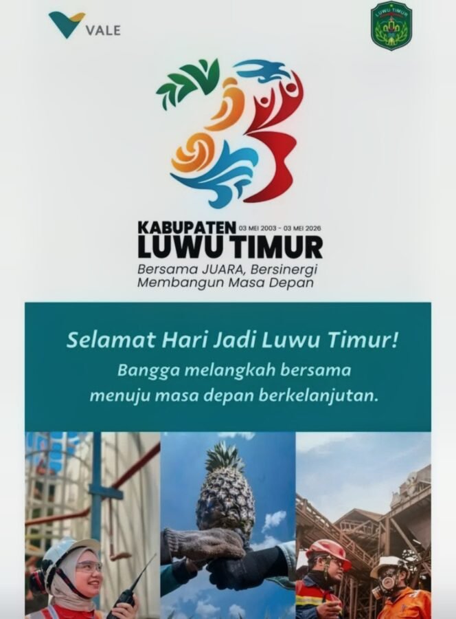 
					HUT23 Tahun Luwu Timur: Harmoni Pertumbuhan, Industri, dan Keberlanjutan dari Timur Indonesia