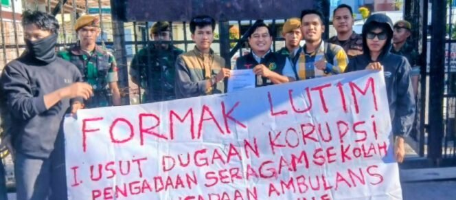 
					Formak Lutim Desak Kejati Sulsel Kawal Perkara Dugaan Korupsi Pengadaan Seragam Sekolah dan Ambulan CSR PT Vale