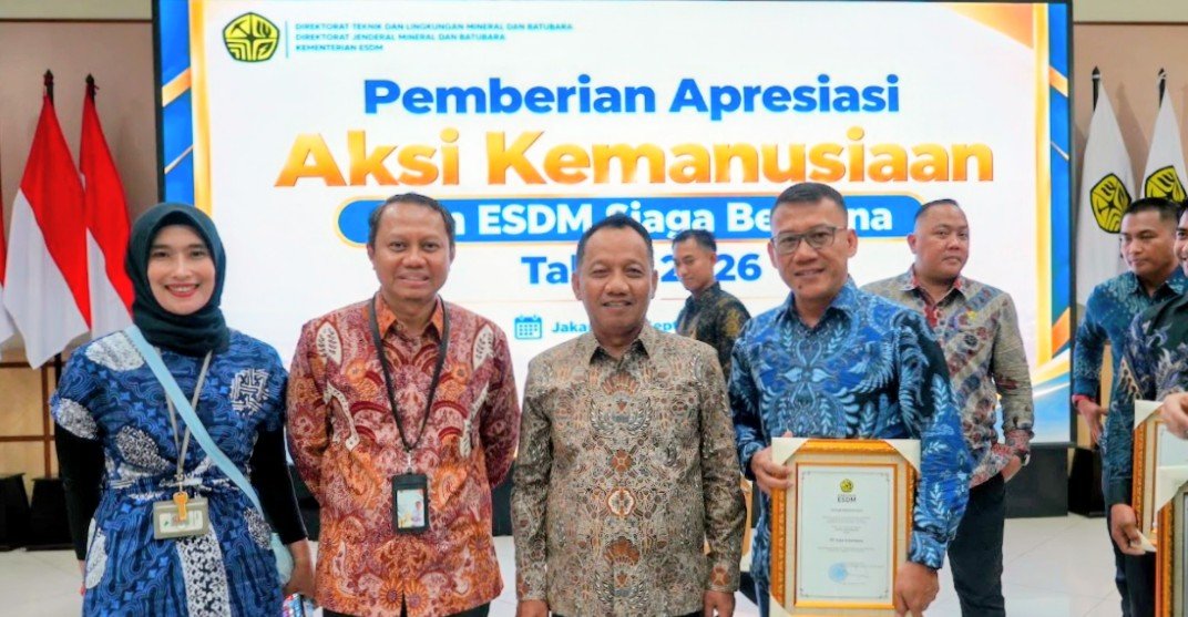 Kontribusi Tanggap Darurat di NTT, Vale Indonesia Terima Penghargaan Kementerian ESDM